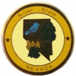 Nevada Pin NV State Emblem Hat Lapel Pins